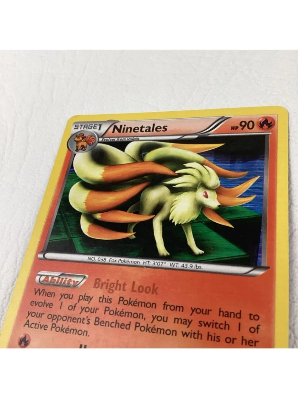 Ninetales 19/124 Dragons Exalted Pokemon TCG Holo Rare NM Condition
